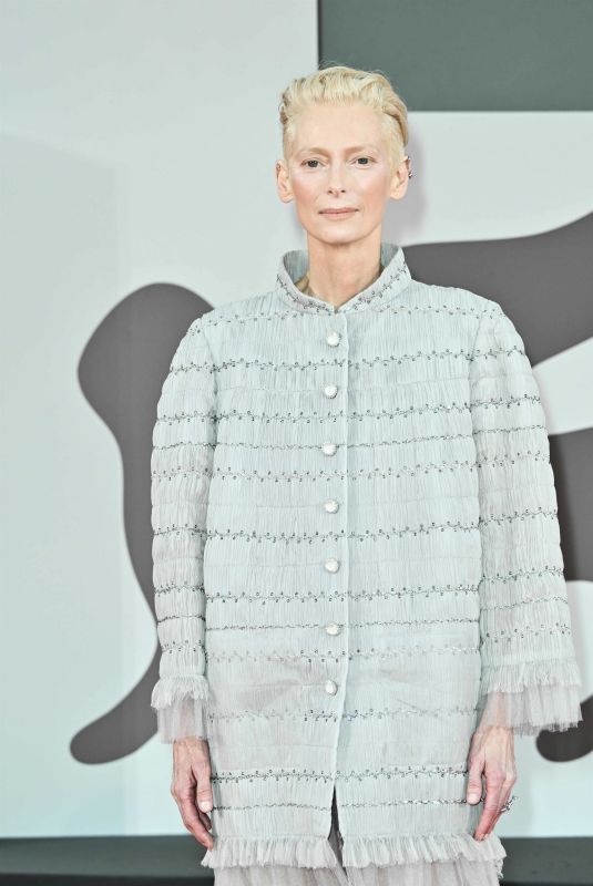 TILDA SWINTON at The Room Next Door Premiere at 81st Venice International Film Festival 09/02/2024