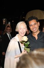 TILDA SWINTON Leaves an Exclusive Chanel Evening in Venice 09/01/2024