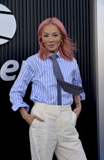 TINA LEUNG at 2024 US Open Celebrity Blue Carpet in New York 08/02/2024