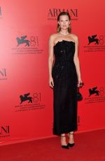 TONI GARRN at Armani Beauty Dinner Photocall at 81st Venice International Film Festival 08/31/2024