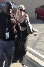 TORI SPELLING Arrives at Dancing with the Stars Studio in Los Angelea 09/14/2024