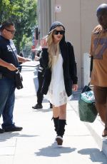 TORI SPELLING Arrives at DWTS Rehearsal in Los Angeles 09/22/2024