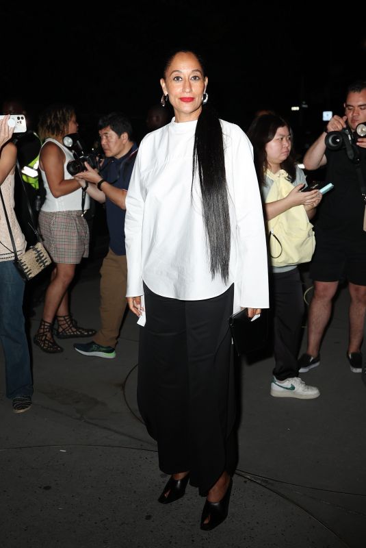 TRACEE ELLIS ROSS Arrives at Alaia Fashion Show at New York Fashion Week 09/06/2024