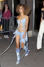 TYLA Arrives at VMA Afterparty at Electric Lady Studios in New York 09/11/2024