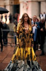 VALENTINA FERRAGNI Arrives at Roberto Cavalli Fashion Show at Milan Fashion Week 09/18/2024