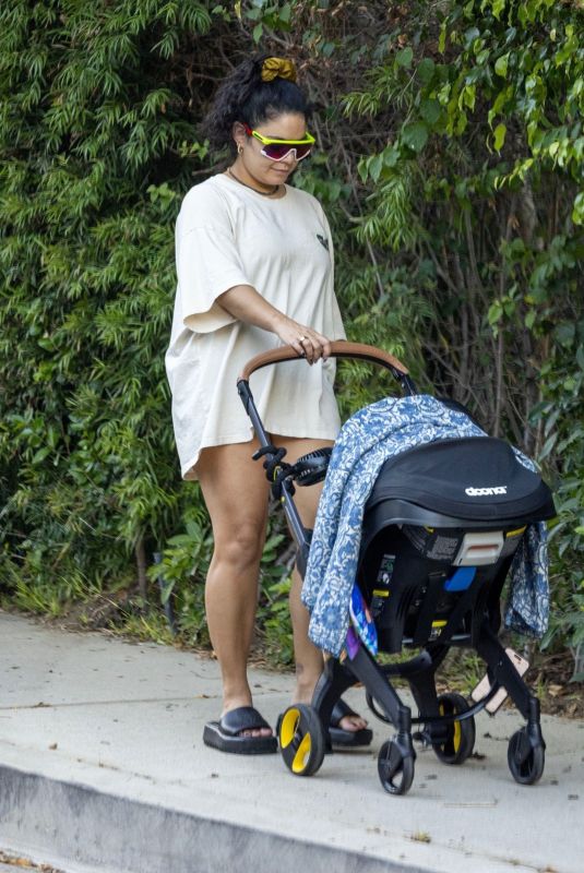 VANESSA HUDGENS Out with Her Baby in Los Angeles 09/05/2024