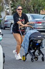 VANESSA HUDGENS Out with Her Baby in Los Angeles 09/13/2024