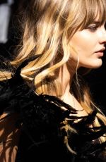 VICTORIA DE ANGELIS Arrives at Dolce & Gabbana Show at Milan Fashion Week 09/21/2024