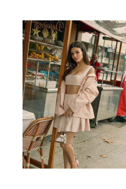 VICTORIA JUSTICE at a Photoshoot in Paris, September 2024