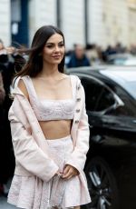 VICTORIA JUSTICE at Giambattista Valli SS25 Fashion Show in Paris 09/27/2024