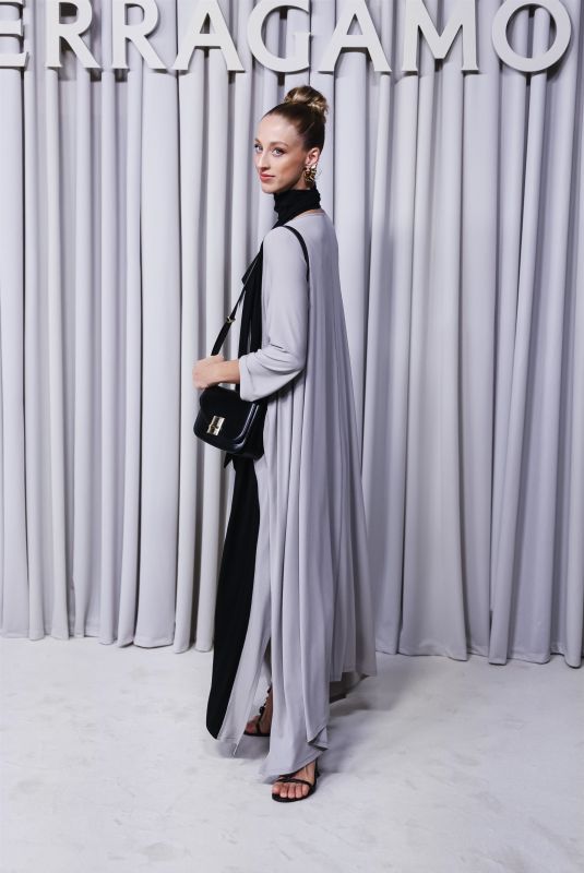 VIRNA TOPPI at Ferragamo Show at Milan Fashion Week 09/21/2024