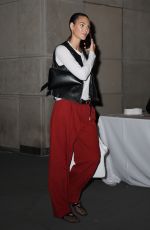 VITTORIA CERETTI Arrives at Alaia Fashion Show at NYFW in New York 09/06/2024