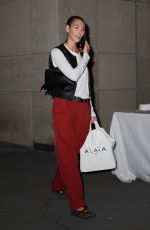VITTORIA CERETTI Arrives at Alaia Fashion Show at NYFW in New York 09/06/2024