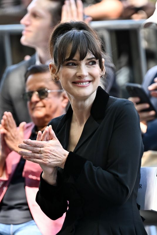 WINONA RYDER at Tim Burton’s Hollywood Walk of Fame Ceremony in Los Angeles 09/03/2024