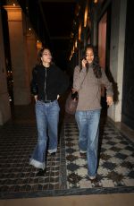 YASMIN WIJNALDUM and MONA TOUGAARD Night Out in Paris 09/22/2024