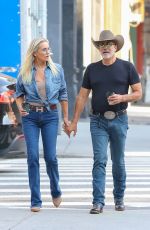 YOLANDA HADID and Joseph Jingoli Out in New York 09/12/2024
