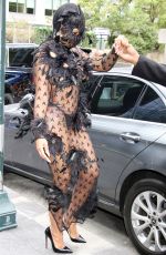 YUNG MIAMI Arrives at Spring Studios at New York Fashion Week 09/06/2024