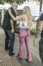 ZARA LARSSON Greeted Fans Outside Her Hotel in Rio 09/18/2024