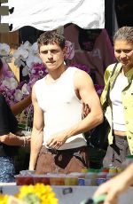 ZENDAYA and Tom Holland Out Shopping in Calabasas 08/31/2024