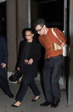 ZOE KRAVITZ Arrives at VMA Afterparty at Electric Lady Studios in New York 09/11/2024