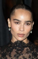 ZOE KRAVITZ at Saint Laurent Fashion Show at Paris Fashion Week 09/24/2024