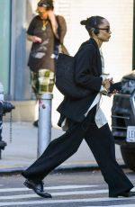ZOE KRAVITZ Out and About in New York 09/12/2024