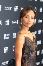 ZOE SALDANA at Emilia Perez Premiere at 2024 Toronto Film Festival 09/09/2024