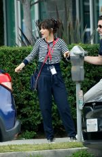 ZOOEY DESCHANEL and Jacob Pechenik Out in Los Angeles 09/04/2024