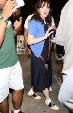 ZOOEY DESCHANEL Leaves Largo at Coronet in Los Angeles 09/11/2024
