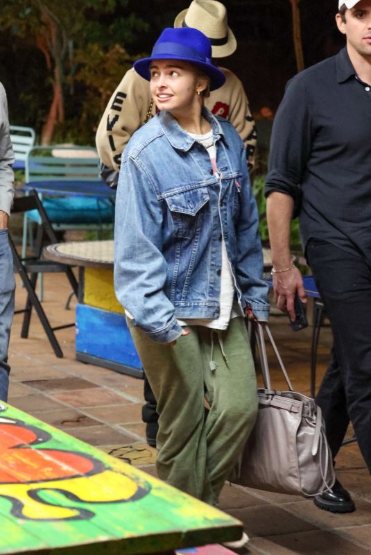 ADDISON RAE Out with Friends in Los Angeles 10/14/2024