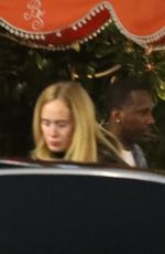 ADELE Makeup-free and Rich Paul Leaves Bird Streets Club in West Hollywood 10/08/2024