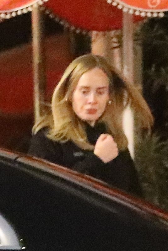 ADELE Makeup-free and Rich Paul Leaves Bird Streets Club in West Hollywood 10/08/2024