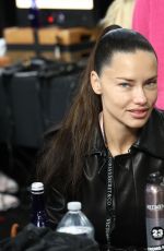 ADRIANA LIMA Getting Ready for Victoria