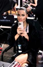 ADRIANA LIMA Getting Ready for Victoria
