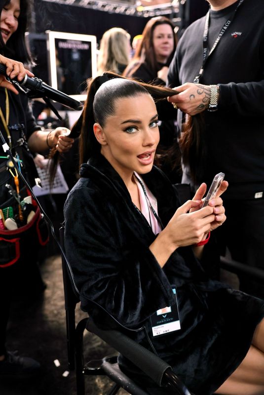 ADRIANA LIMA Getting Ready for Victoria’s Secret Fashion Show in New York 10/15/2024