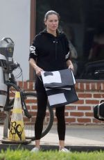 ADRIANA LIMA Makeup-free Leaves a Gym in Los Angeels 10/28/2024