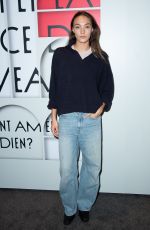 AIDA ATARSSA at Uniqlo Lifewear Exhibition Cocktail in Paris 09/30/2024