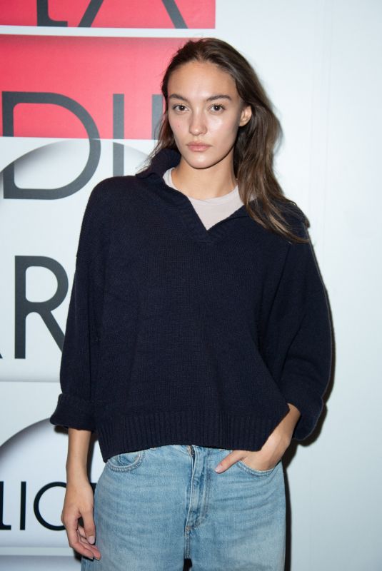 AIDA ATARSSA at Uniqlo Lifewear Exhibition Cocktail in Paris 09/30/2024