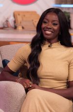 AJ ODUDU at Lorraine TV Show in London 10/04/2024