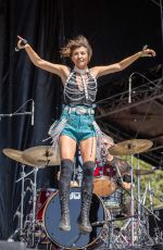 AJA VOLKMAN Performs at Austin City Limits Music Festival at Zilker Park in Austin 10/12/2024