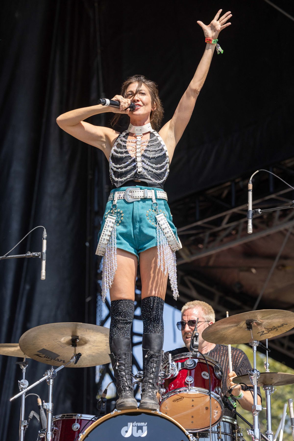 AJA VOLKMAN Performs at Austin City Limits Music Festival at Zilker ...
