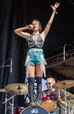 AJA VOLKMAN Performs at Austin City Limits Music Festival at Zilker Park in Austin 10/12/2024