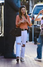 ALESSANDRA AMBROSIO Out for Lunch with Friends in Los Angeles 10/19/2024