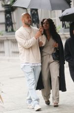 ALEXANDRA BURKE and Darren Randolph Out in Londn 10/10/2024