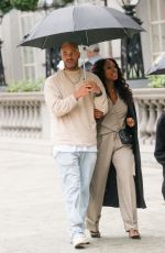 ALEXANDRA BURKE and Darren Randolph Out in Londn 10/10/2024