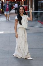ALI WONG Arrives at Good Morning America in New York 10/08/2024