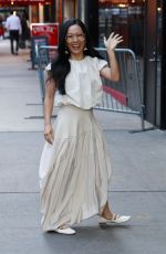 ALI WONG Arrives at Good Morning America in New York 10/08/2024