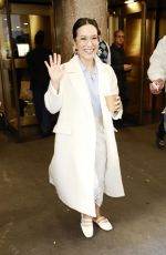 ALI WONG Leaves NBC Studios in New York 10/09/2024