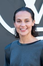 ALICIA VIKANDER at Louis Vuitton SS25 Fashion Show in Paris 10/01/2024