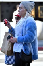 AMANDA BYNES Out Puffing on a Vape Pen on Rodeo Drive in Beverly Hills 10/29/2024